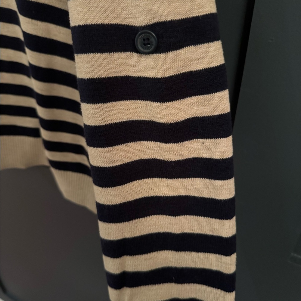 Tommy Hilfiger Navy and Cream Striped Sweater - Picture 5 of 8